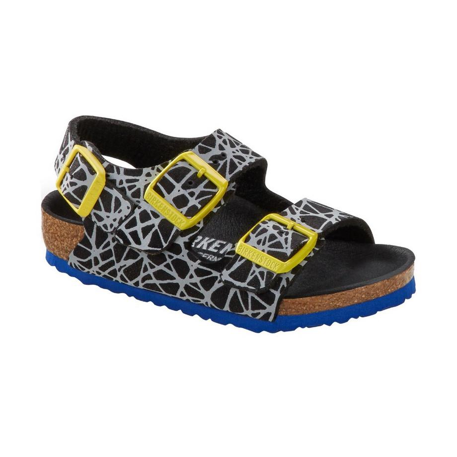 BIRKENSTOCK MILANO reflective tech black M Pantofole 