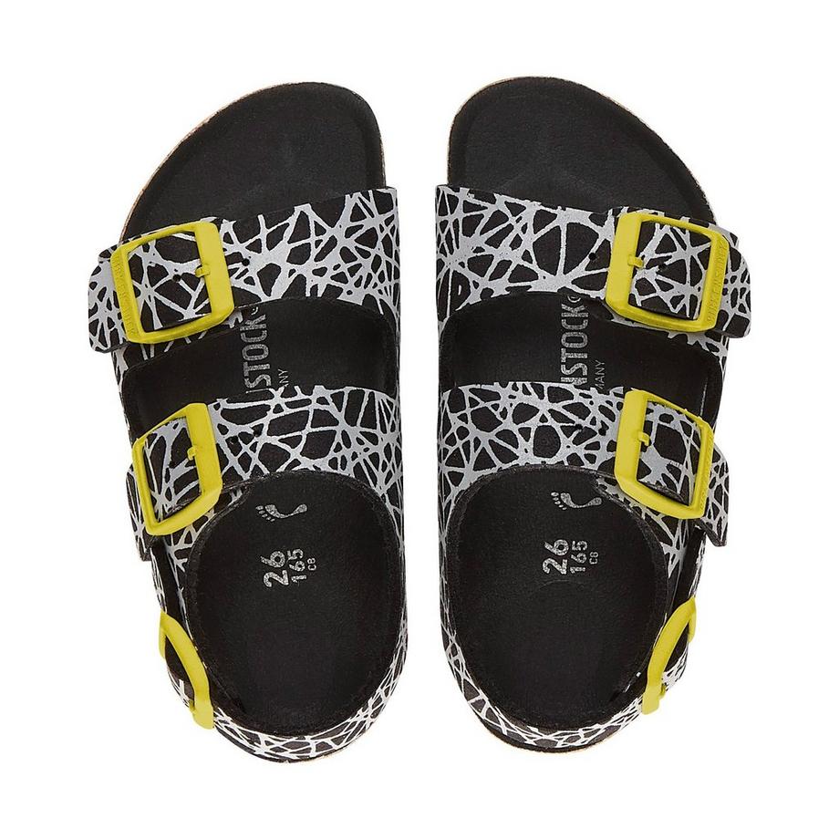 BIRKENSTOCK MILANO reflective tech black M Pantofole 