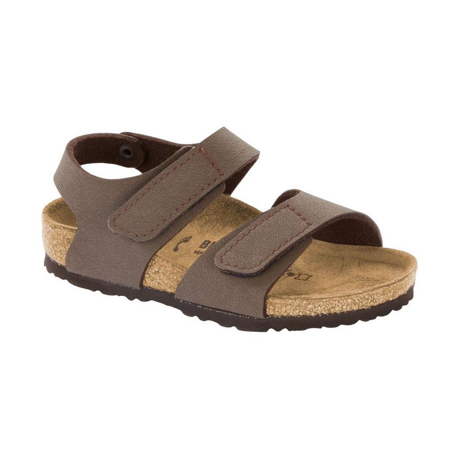 BIRKENSTOCK PALU mocca Birko-Flor Nubuck v Pantofole 