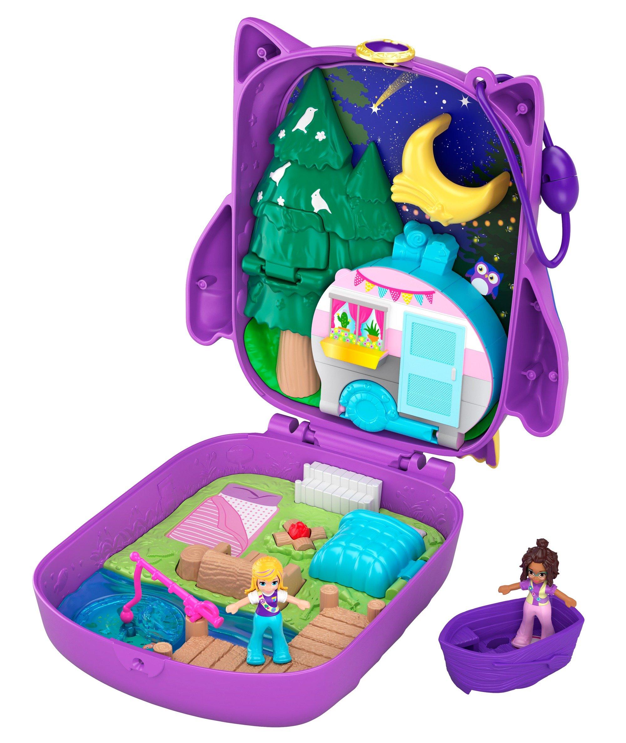 Image of polly pocket Nachteulen-Campingplatz Schatulle