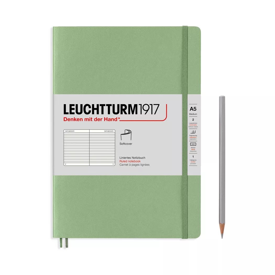 Leuchtturm1917 - Notizheft, DIN A5, Grün