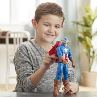 Hasbro  Marvel Avengers Titan Hero Serie Blast Gear Captain America 