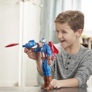 Hasbro  Marvel Avengers Titan Hero Serie Blast Gear Captain America 