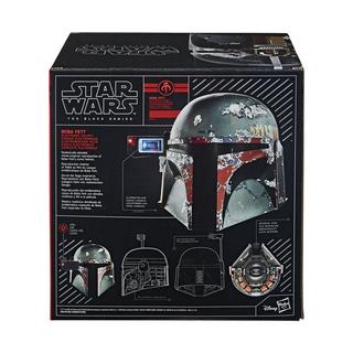 Hasbro  Star Wars  The Black Series, Casque électronique premium de Boba Fett 