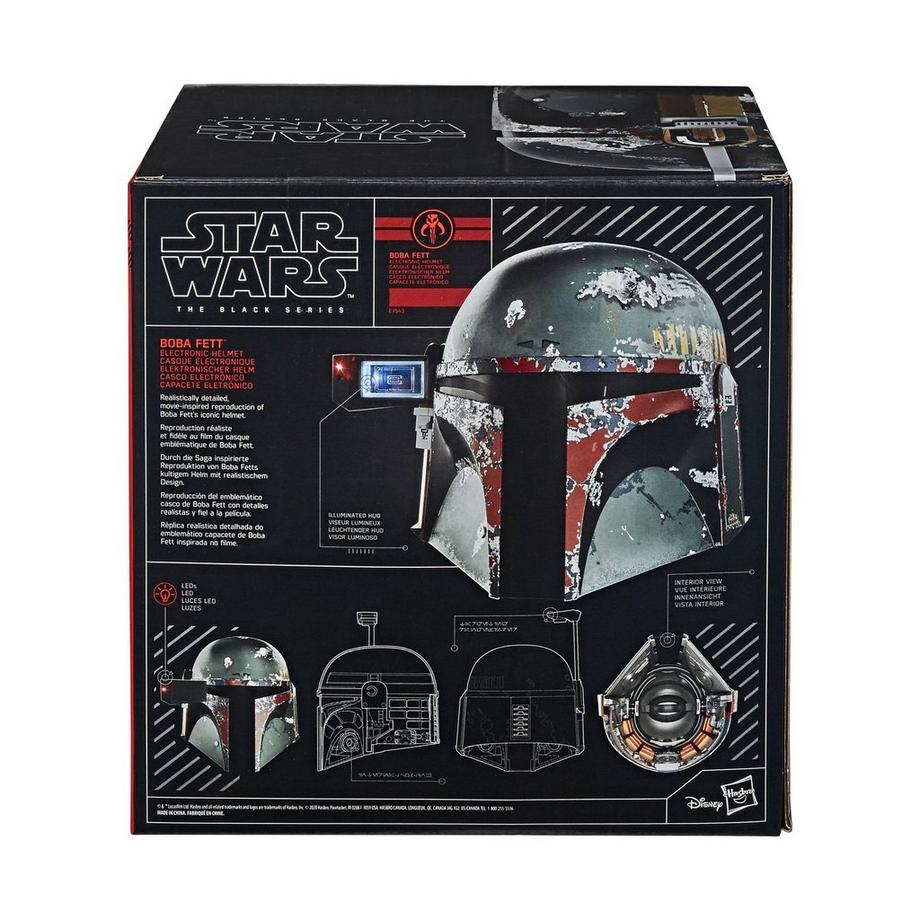 Hasbro  Star Wars The Black Series Boba Fett elektronischer Premium Helm 