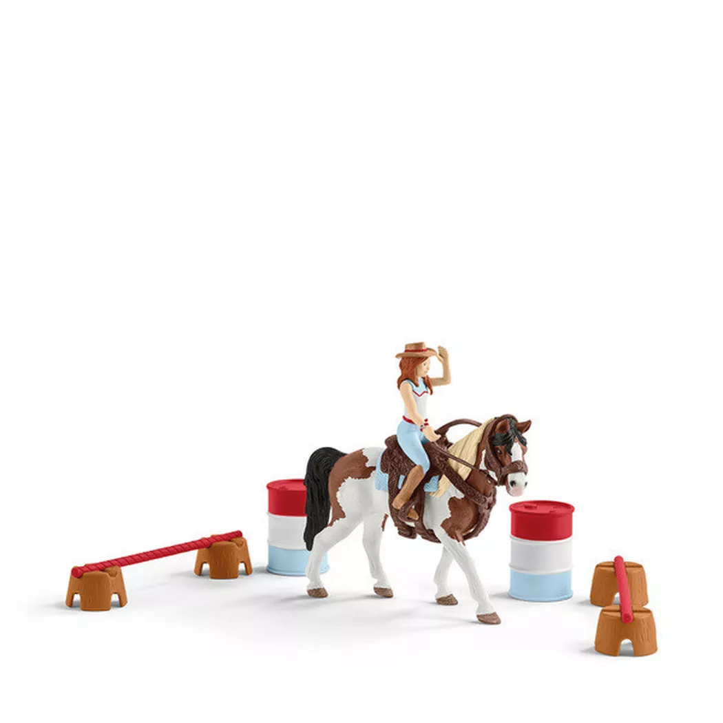 Schleich - 42441 Horse Club Hannahs Western-Reitset, Multicolor