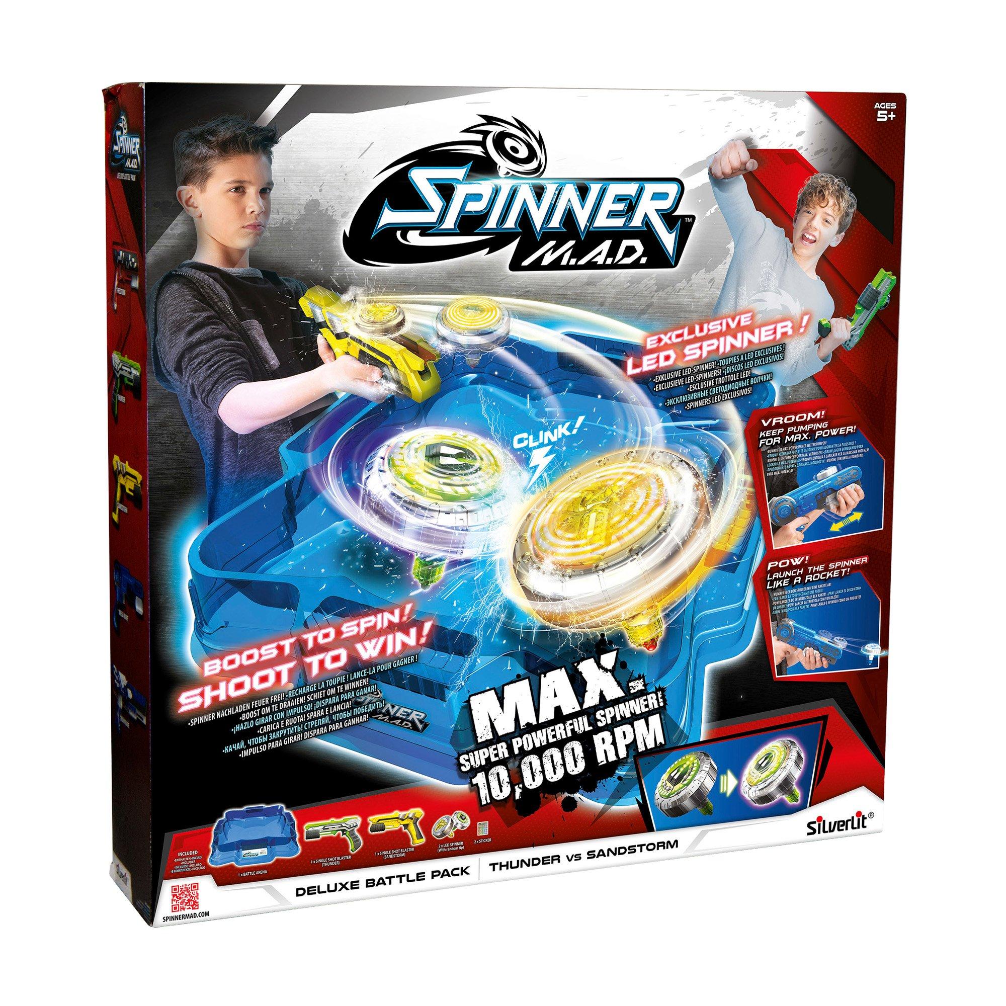 Image of Spinner M.A.D. Spinner MAD Deluxe Battle Pack
