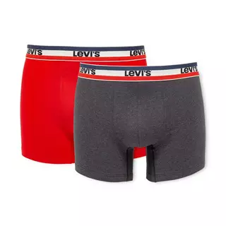 Levi's Duopack, Pantys Sprtswear Logo Boxer Brief Rot