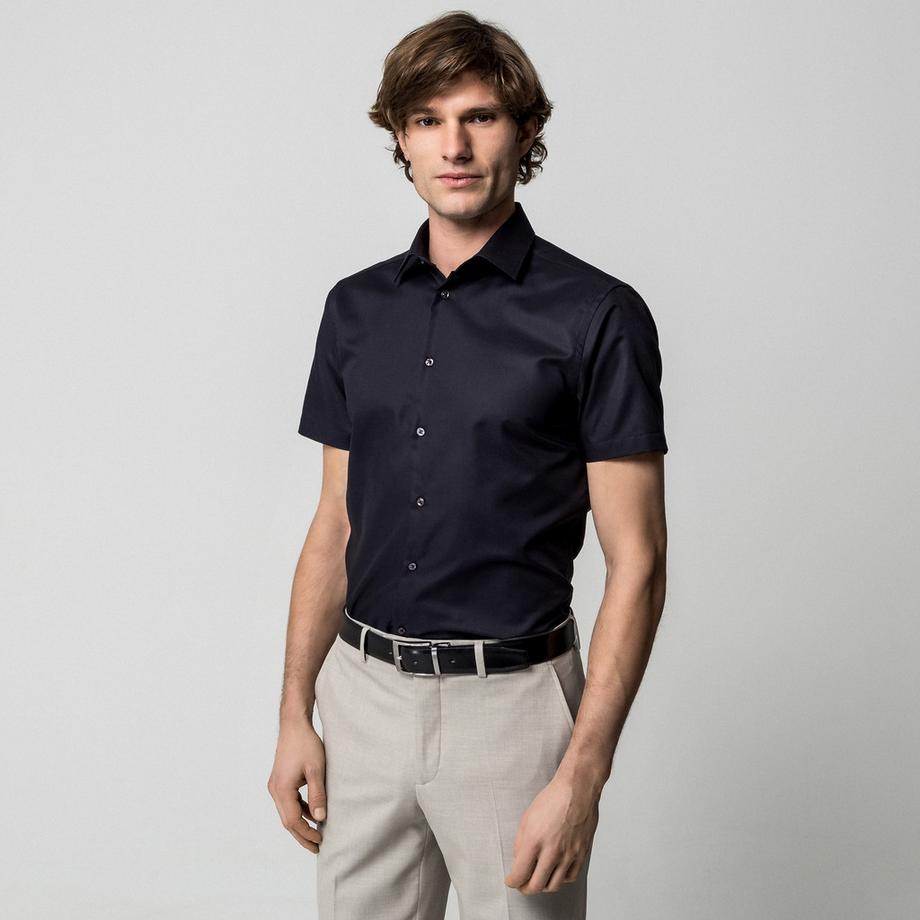 Manor Man Camicia Modern Fit Maniche Corte  