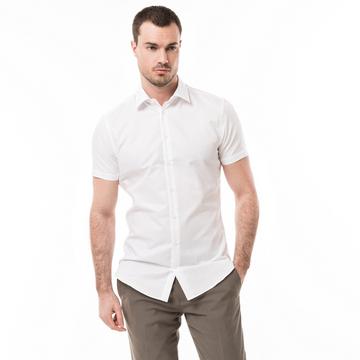 Chemise, Modern Fit, manches courtes