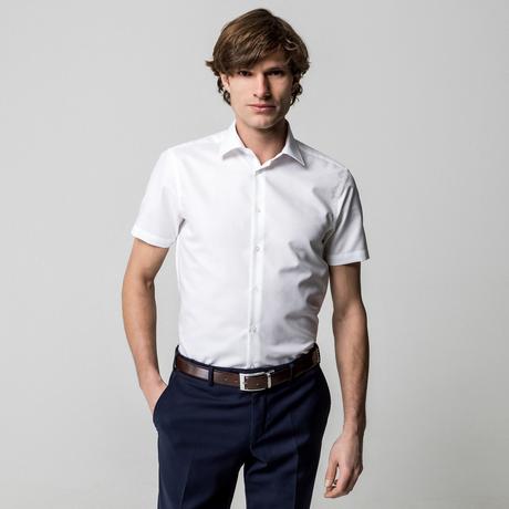 Manor Man Camicia Modern Fit Maniche Corte  
