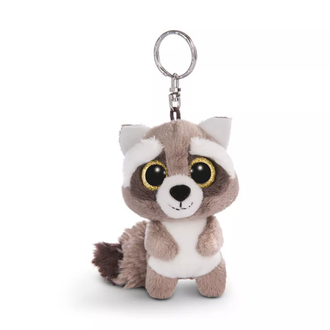 Nici - Schlüsselanhänger Waschbär Clooney, 9cm, Grau