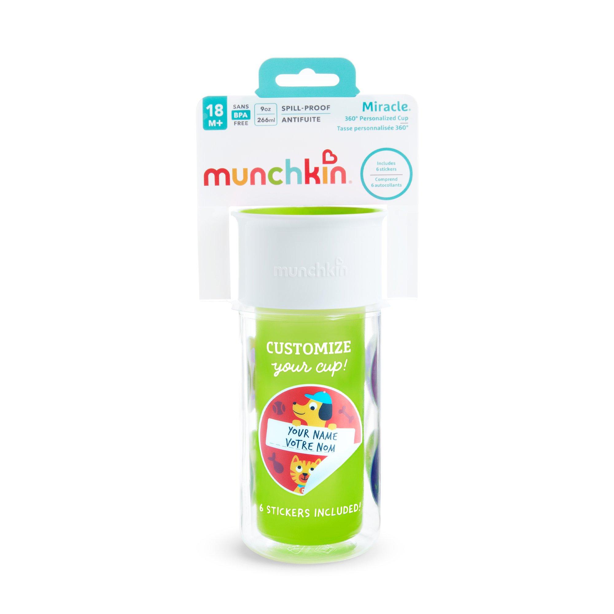 MUNCHKIN My Miracle 360° 266ml 18MT+ Biberon d'apprentissage 