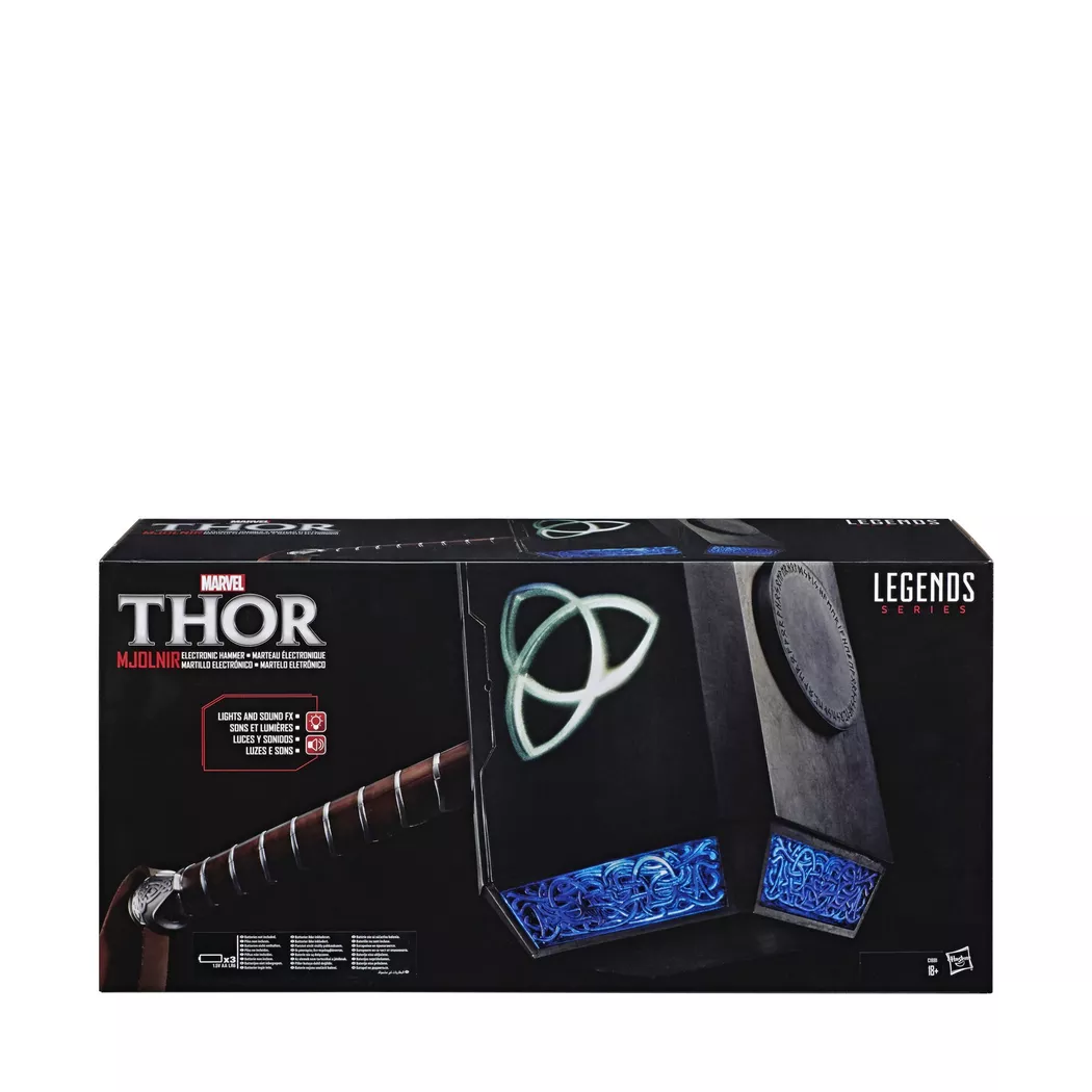 Hasbro - Marvel Legends Elektronischer Hammer, Multicolor