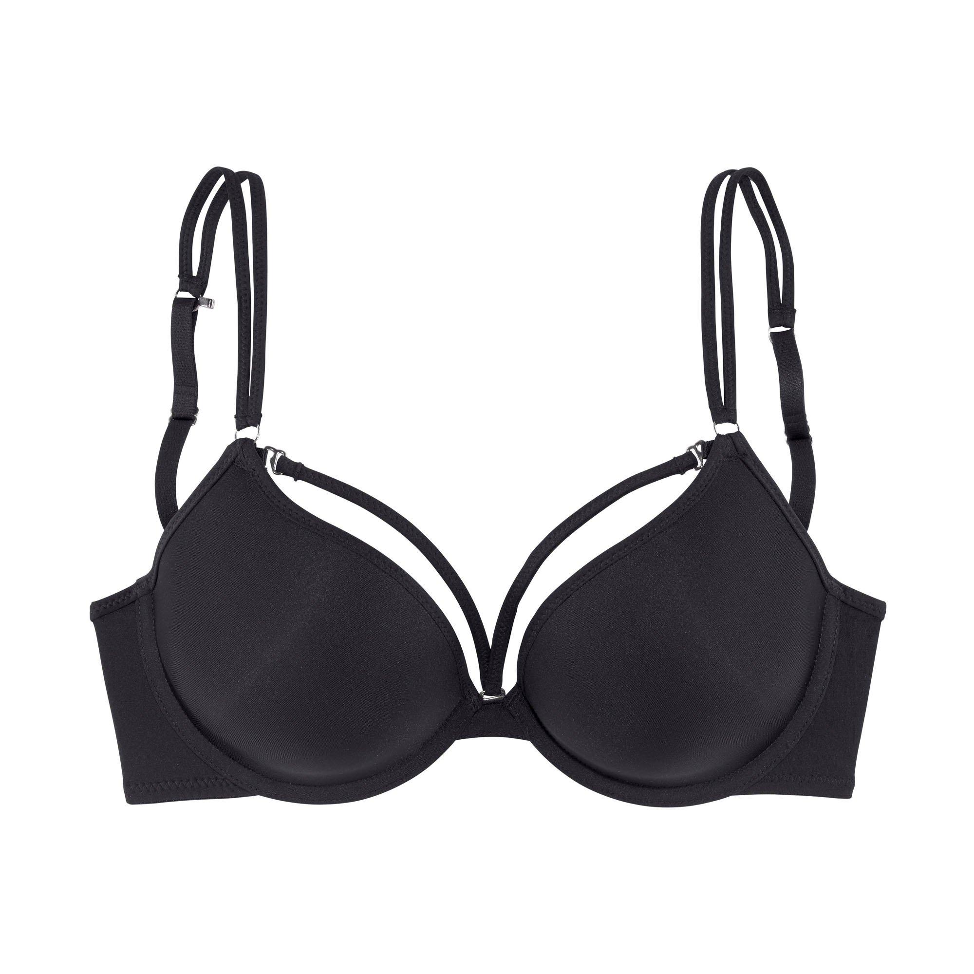 Image of Bügelloser Bh, Wattiert Damen Black C/70