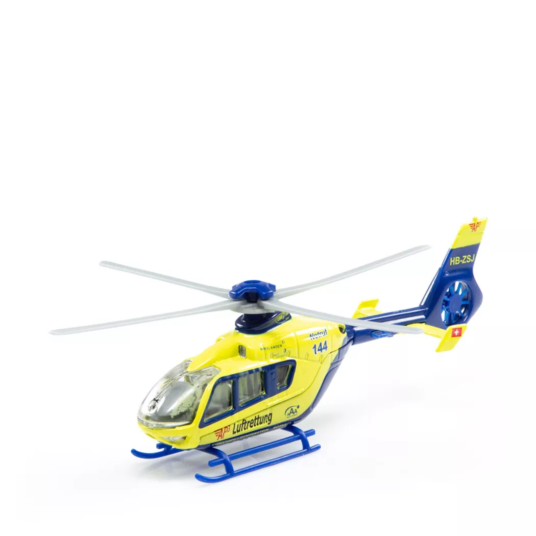 ACE Toy - EC-135 Alpine Air Ambulance Helikopter Mini, Multicolore