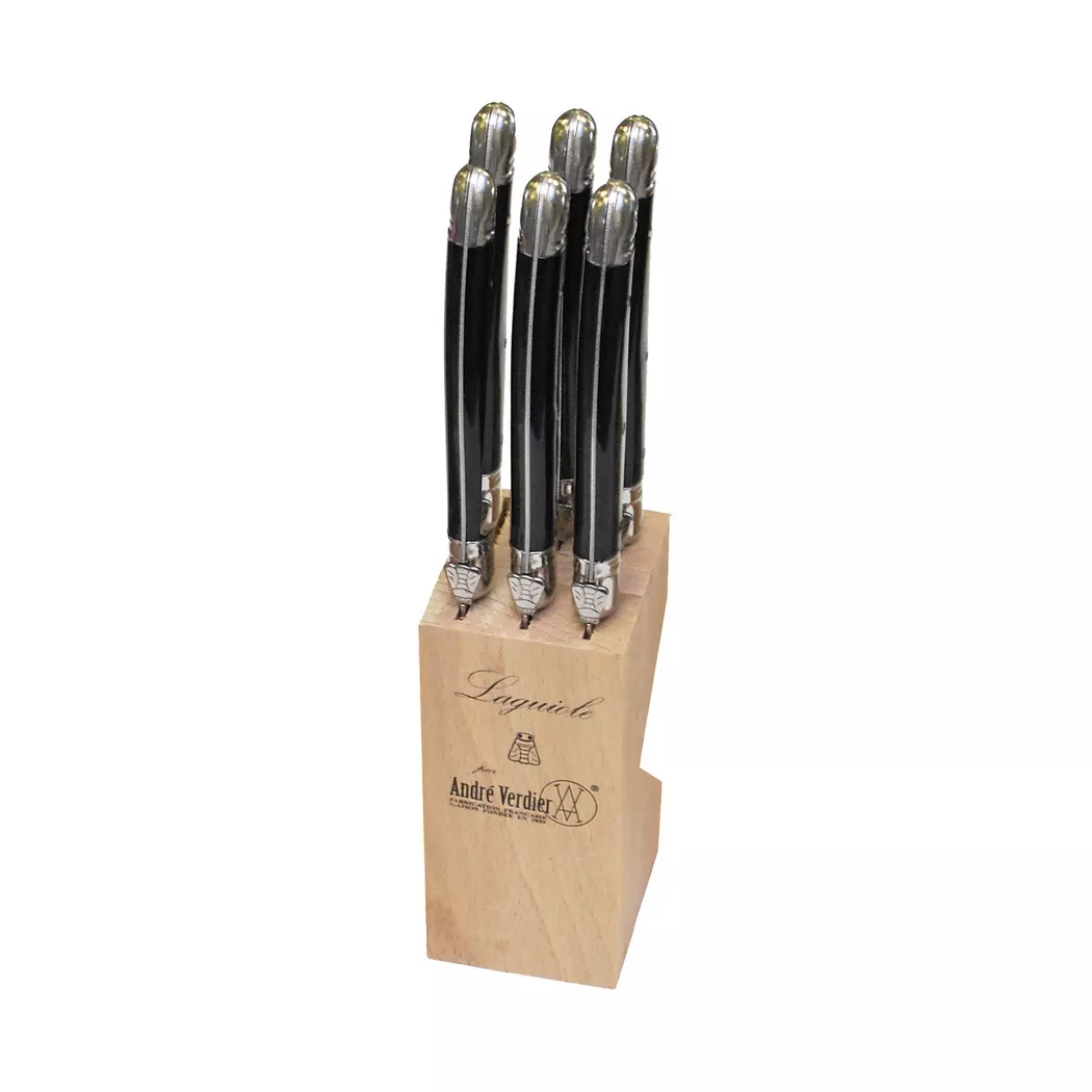 LAGUIOLE - Steakmesser, 6 Stück, Black