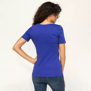 Manor Woman  T-shirt girocollo, manica corta Blu Reale