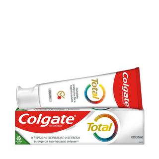 Colgate  Total Original Zahnpasta, Rundumschutz für einen gesunden Mund, Duo 