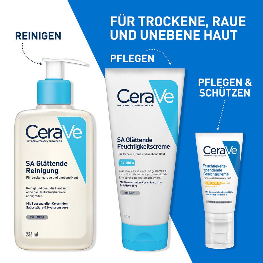 CeraVe  Glättende Feuchtigkeitscreme SA Urea Glättende Feuchtigkeitscreme 