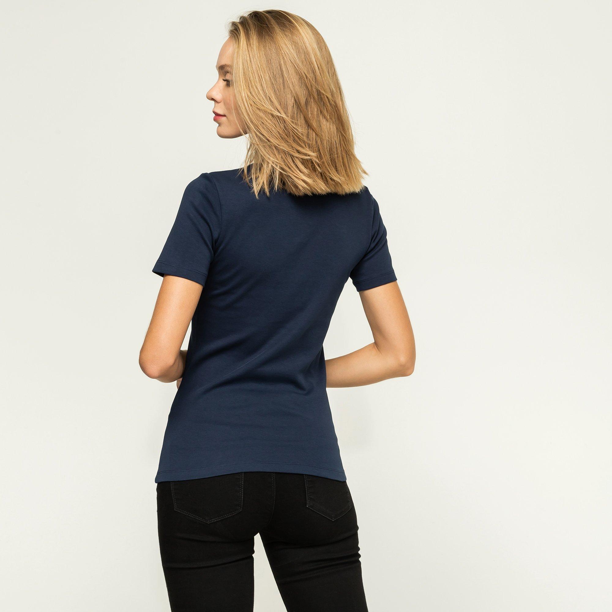 Manor Woman Kurzarm Rundhals Top  