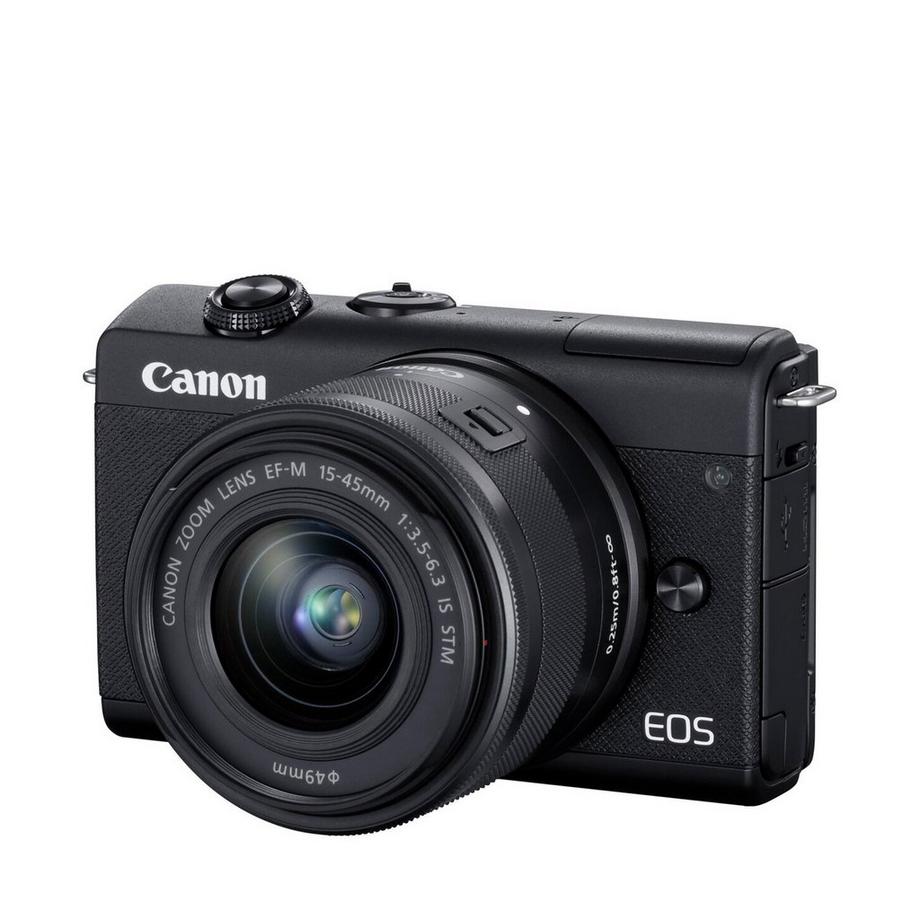 Canon EOS M200 Set: fotocamera compatta con custodia e scheda di memoria 