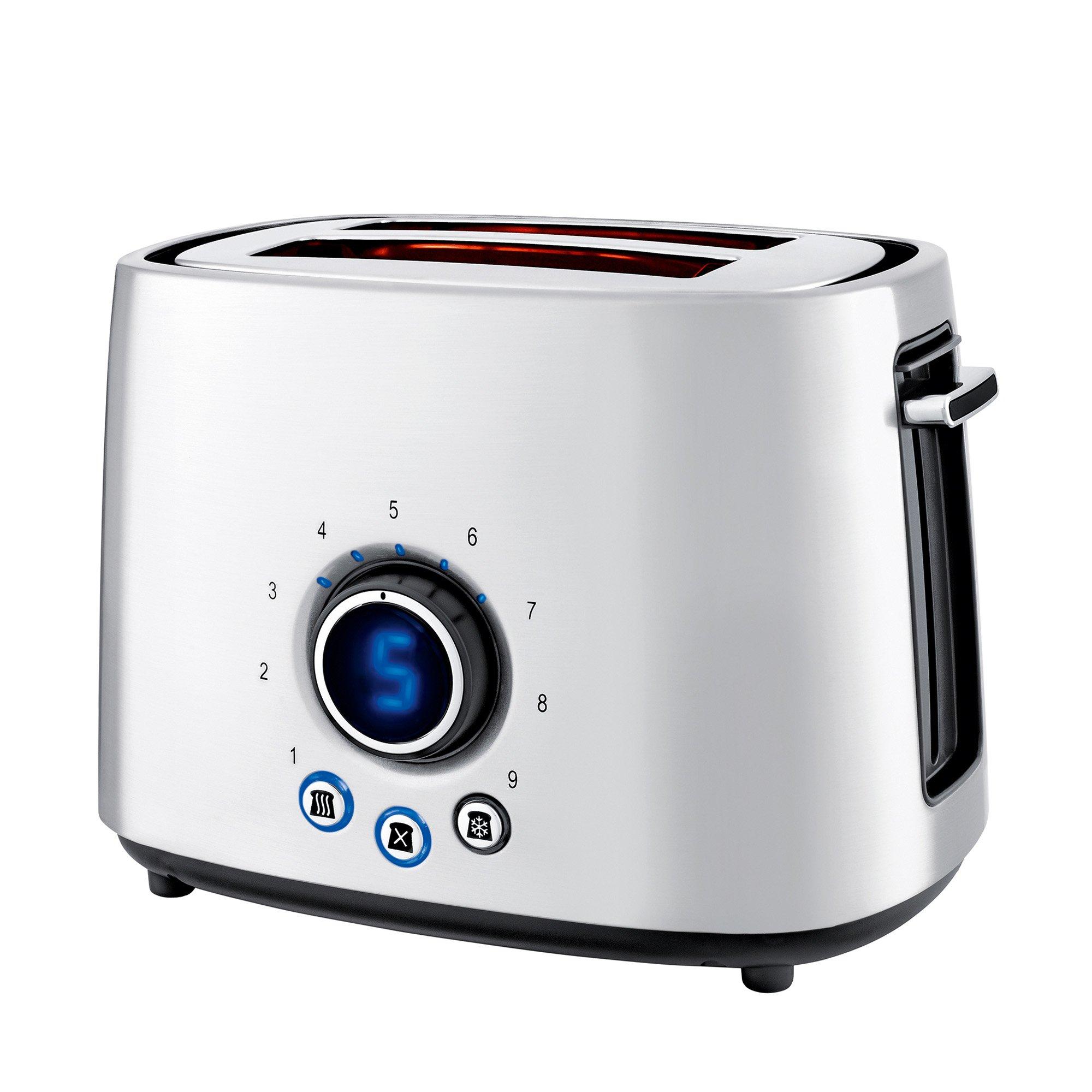 König Toaster, 2 fentes Toaster Steel Line 