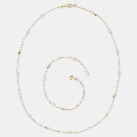 L' Atelier Gold 18 Karat by Manor  Parure collana/braccialetto 