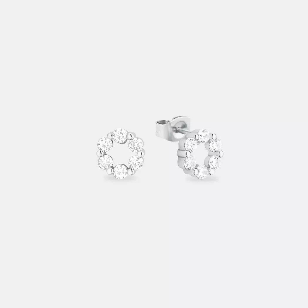 Amor - Ohrstecker, One Size, Silber