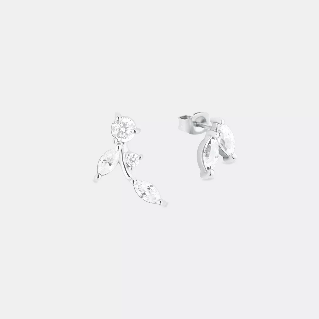 Amor - Ohrstecker, One Size, Silber