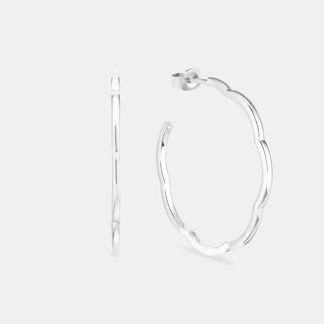 Amor - Creolen, One Size, Silber