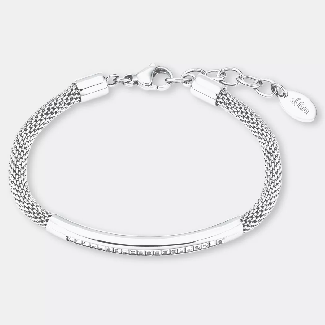 s. Oliver - Armband, 21cm, Silber