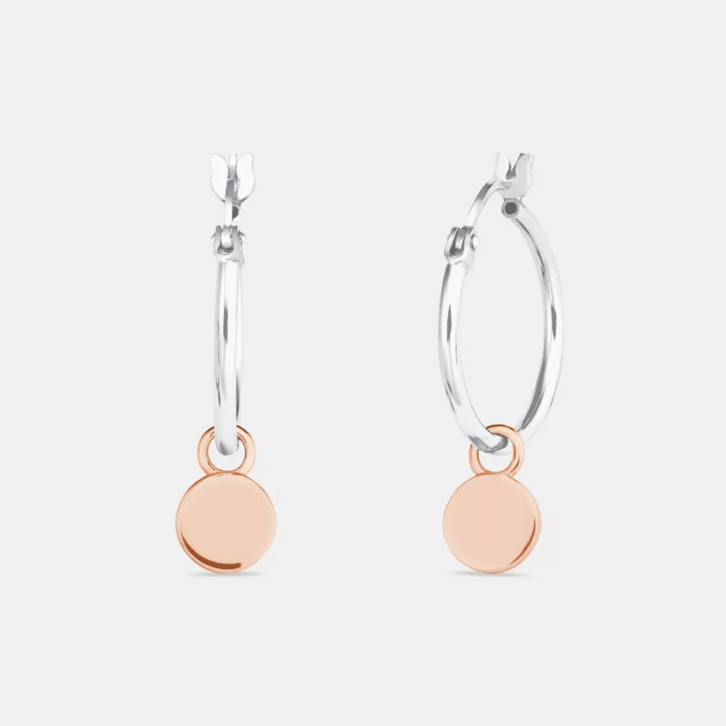 Amor - Creolen, One Size, Silber