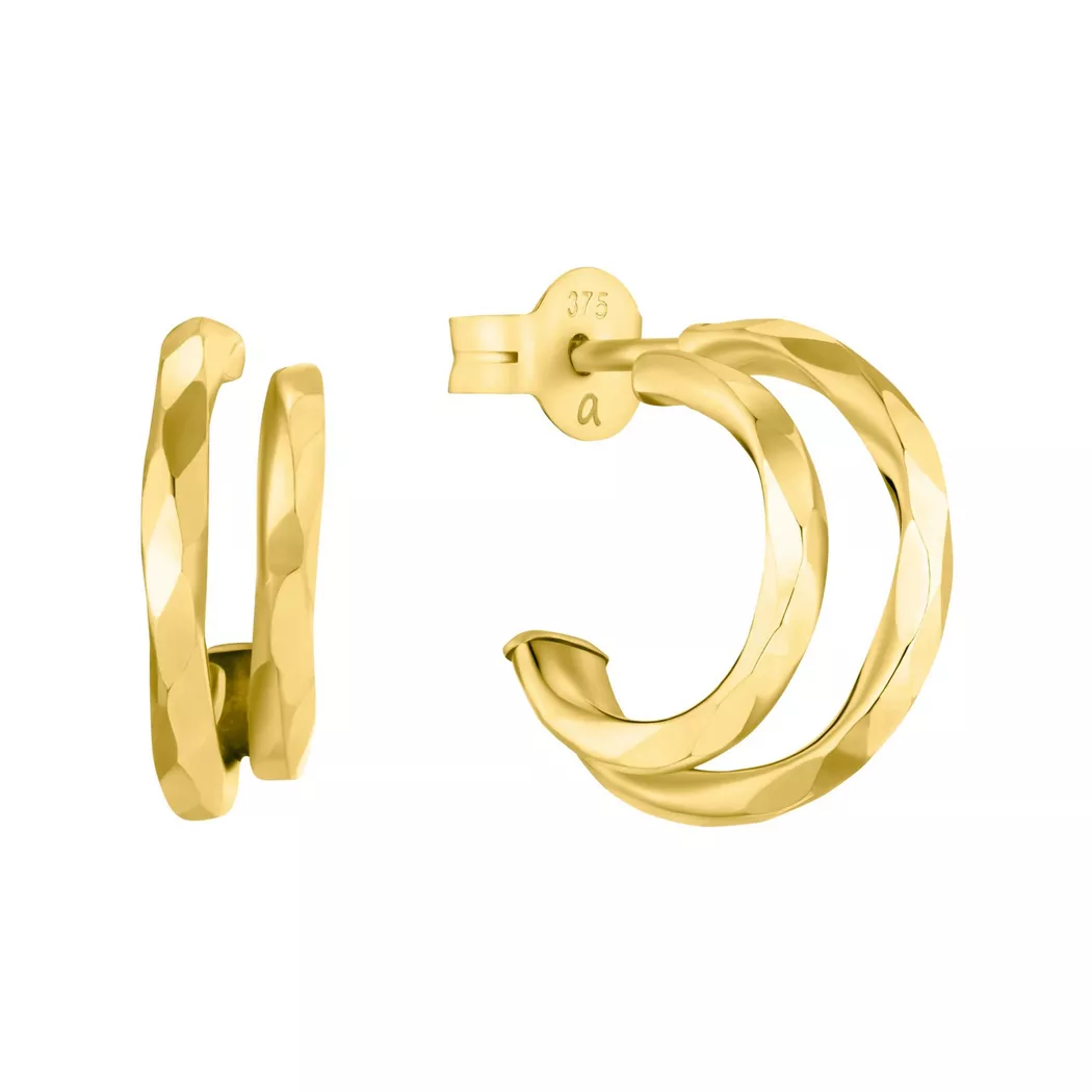 Amor - Creolen, One Size, Gelbgold