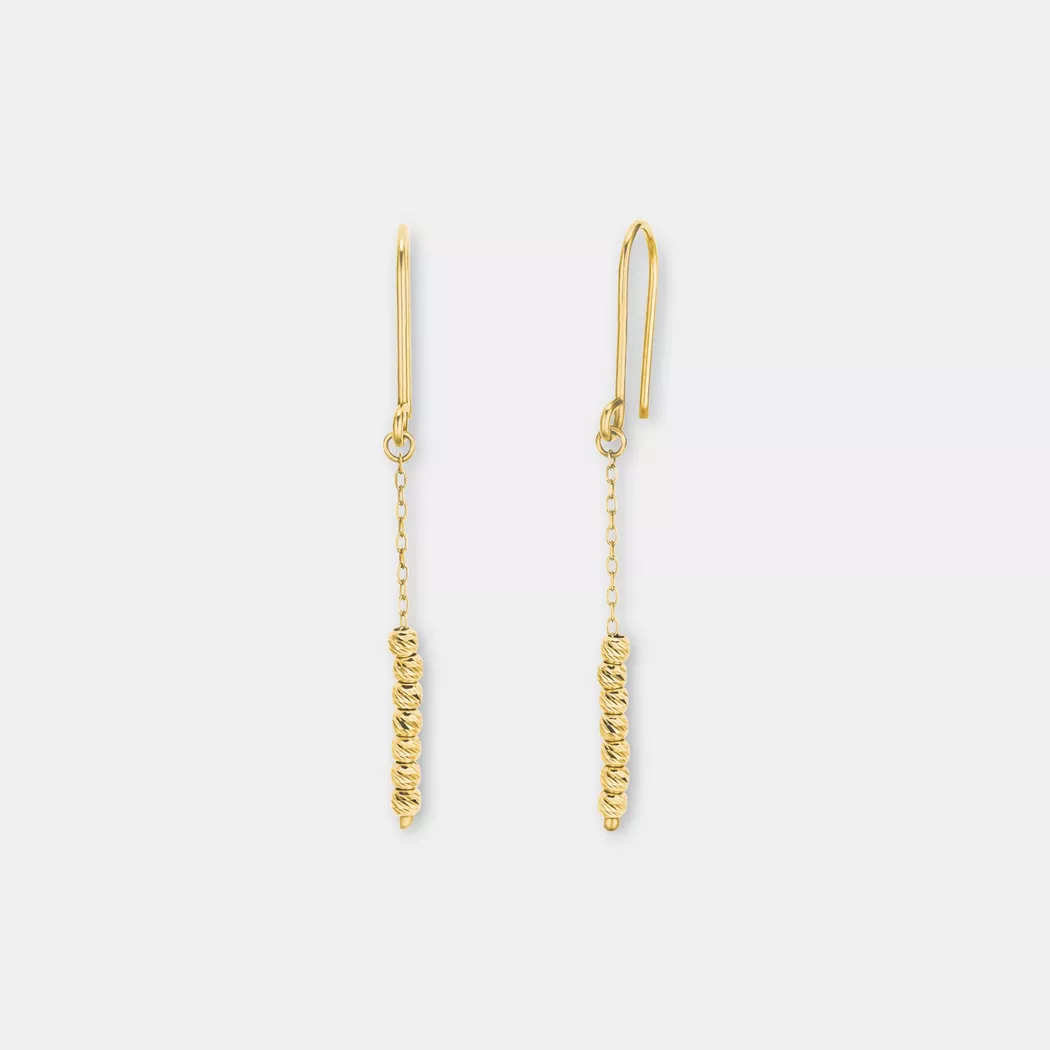 Amor - Ohrhänger, One Size, Gelbgold