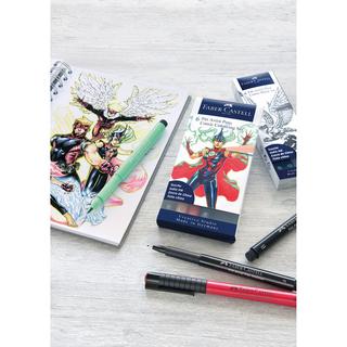 Faber-Castell Tuschestifte in Atelierbox Comic Illustr. Set 15-teilig 