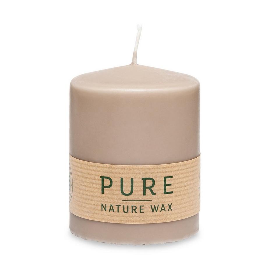 Pure Candela nel bicchiere Pure 10% Bees Wax + Nature Wax 