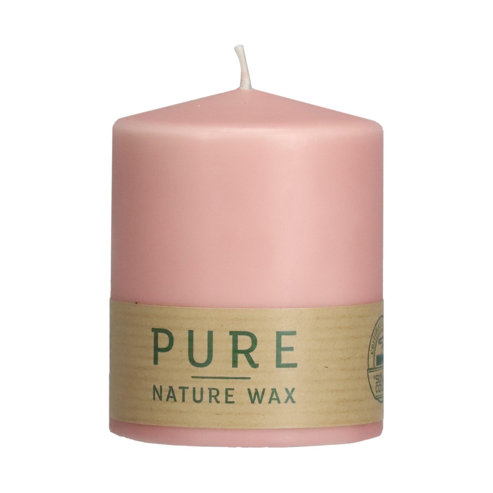 Pure Candela nel bicchiere Pure 10% Bees Wax + Nature Wax 