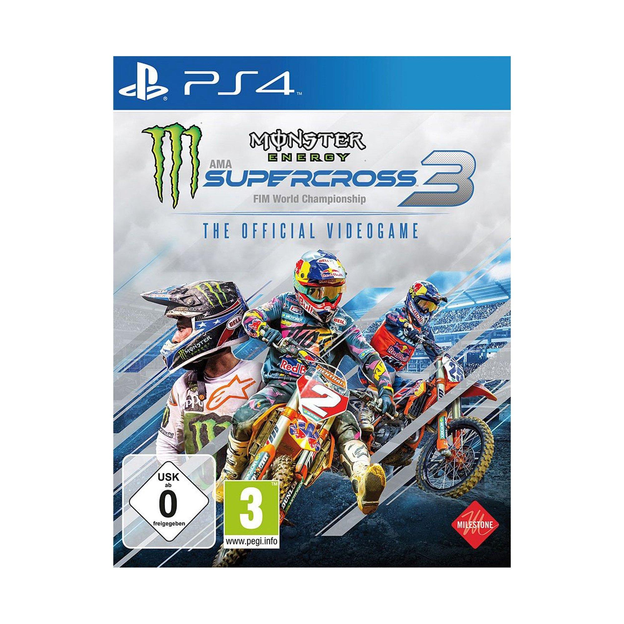 Image of (PS4) DE, FR, IT Monster Energy Supercross 3 - The Official Videogame