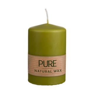 Pure Candle in the glass Pure 10% Bees Wax + Nature Wax 