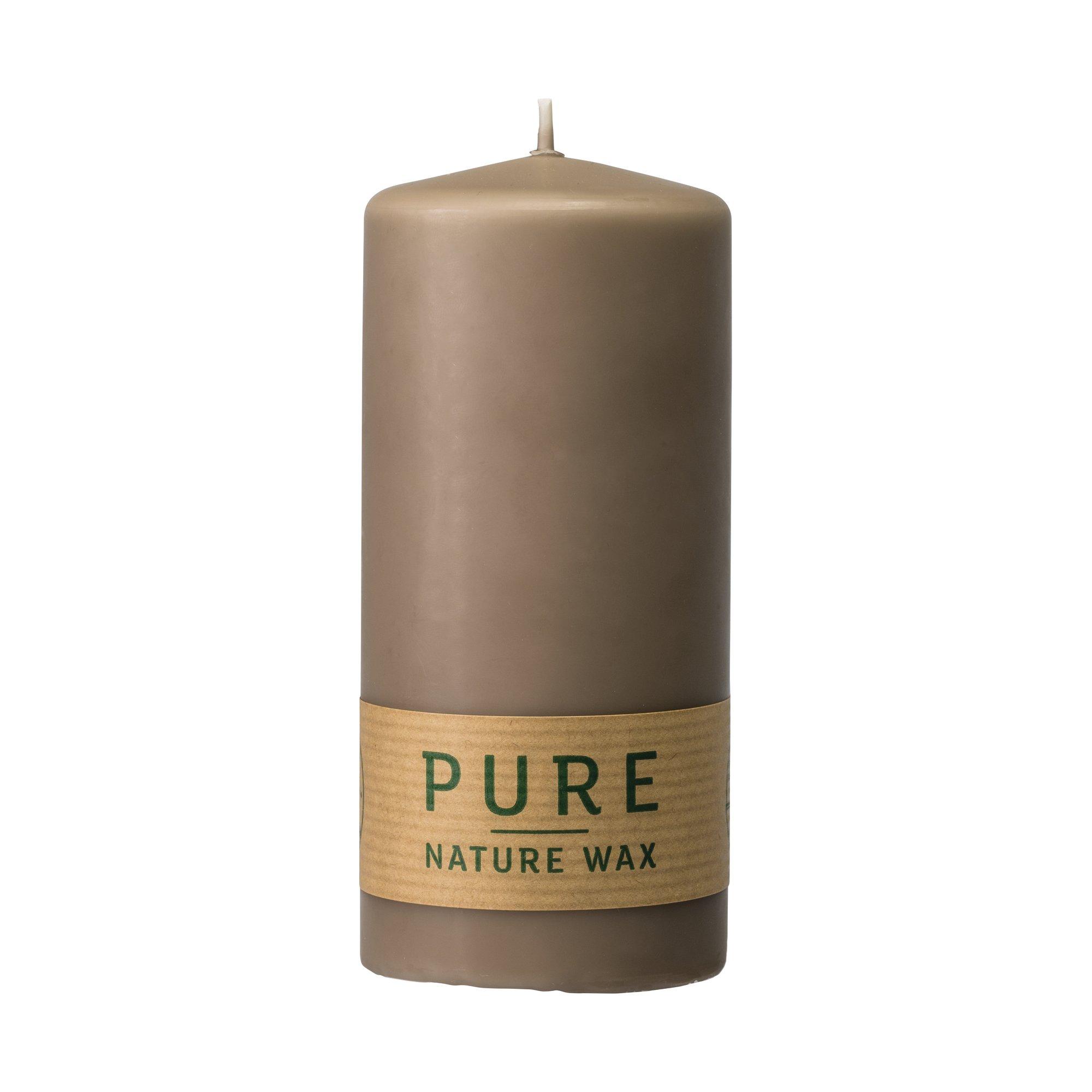 Pure Candela nel bicchiere Pure 10% Bees Wax + Nature Wax 