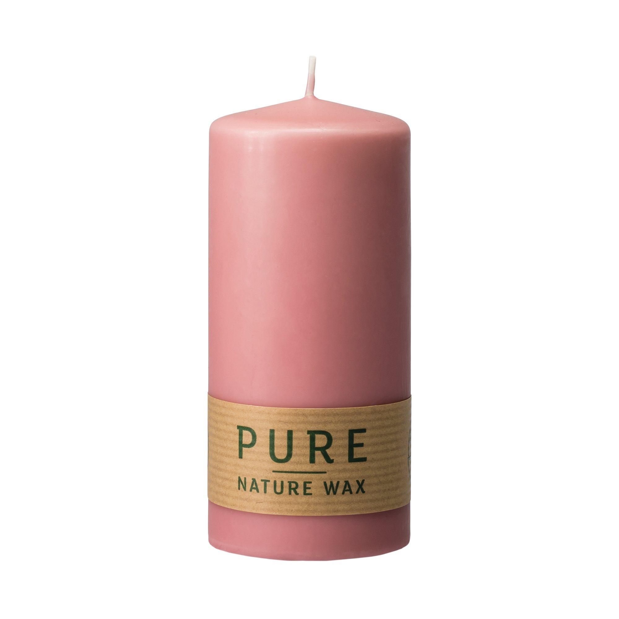 Pure Candle in the glass Pure 10% Bees Wax + Nature Wax 