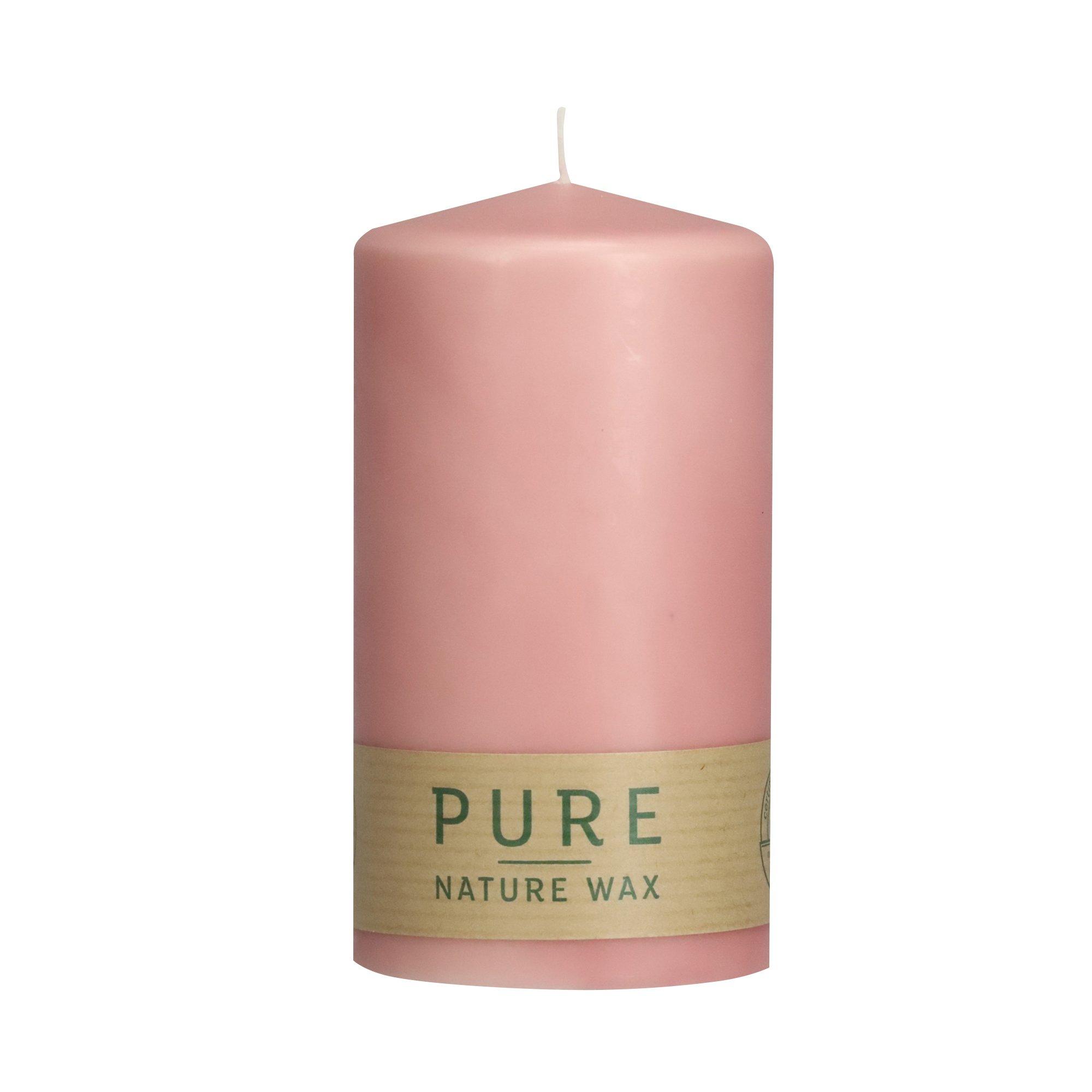 Pure Candle in the glass Pure 10% Bees Wax + Nature Wax 