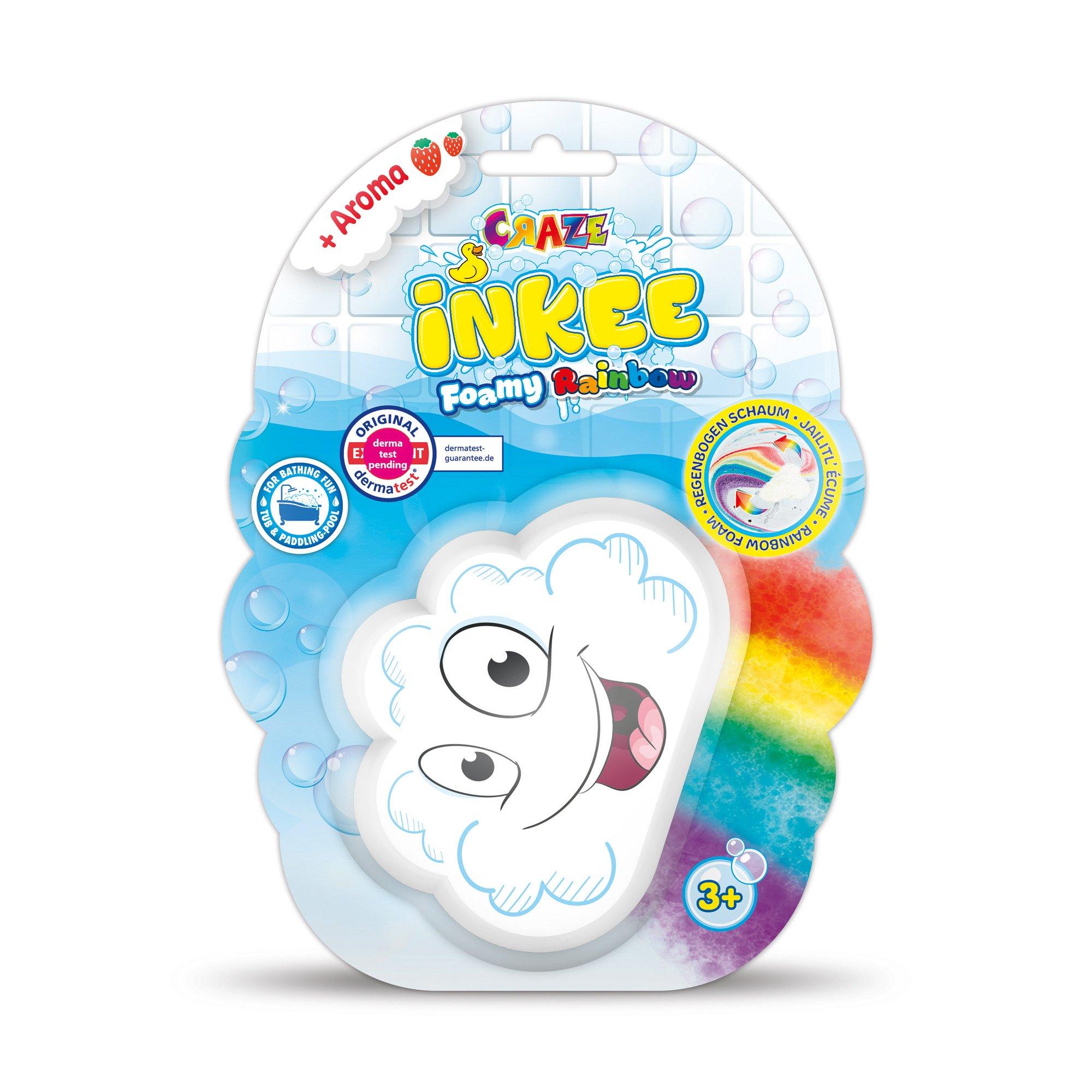 Image of Inkee Rainbow Regenbogen Badebombe, Zufallsauswahl Multicolor