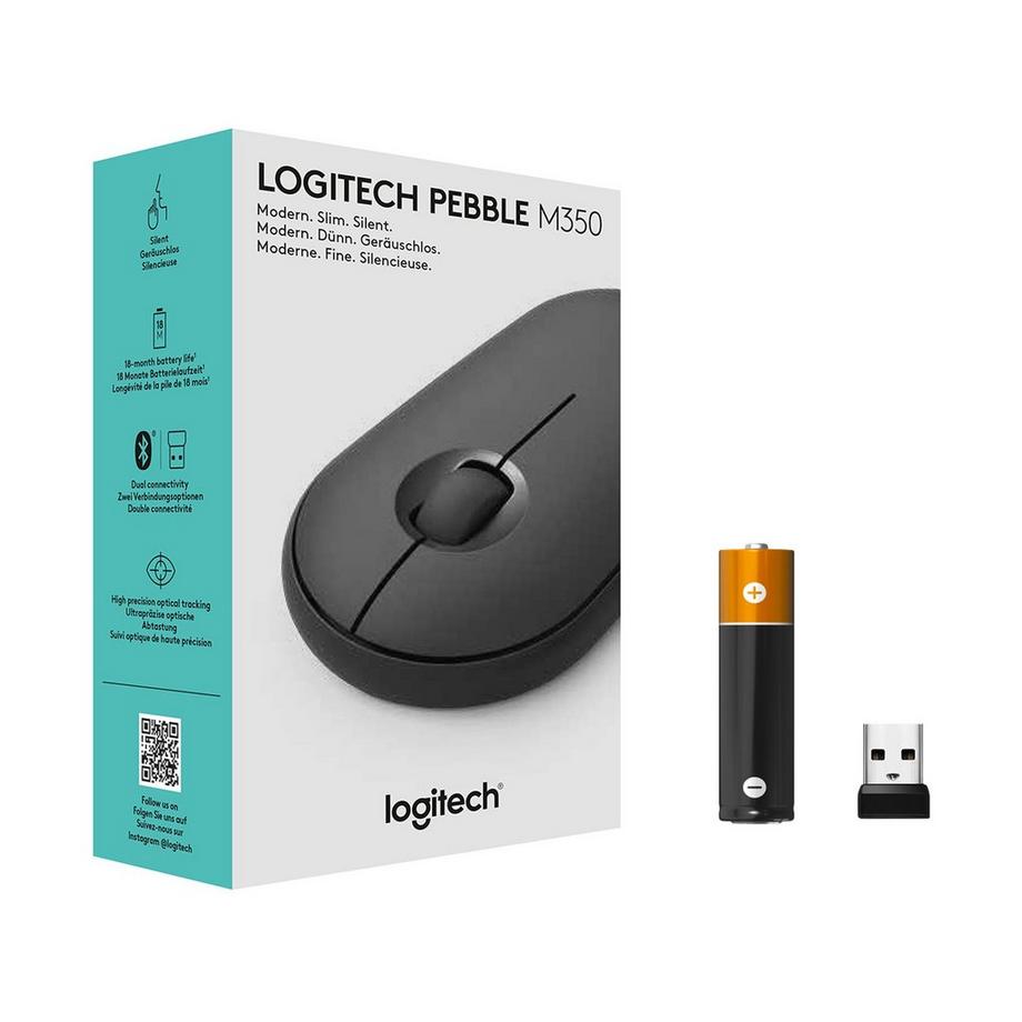 Logitech Pebble M350 Kabellose Maus 