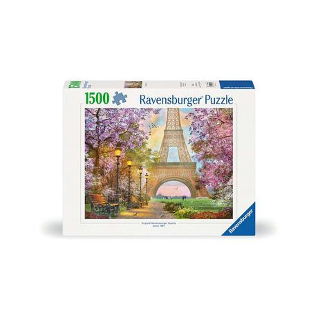 Ravensburger  Puzzle Amore a Parigi, 1500 Pezzi 