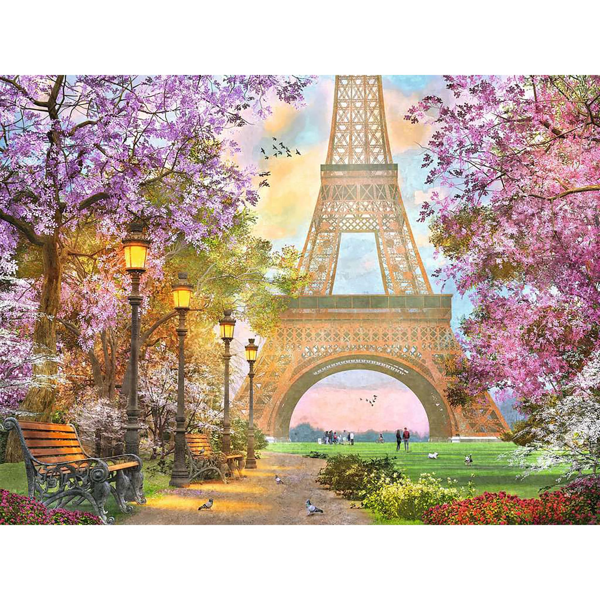 Ravensburger  Puzzle Amore a Parigi, 1500 Pezzi 