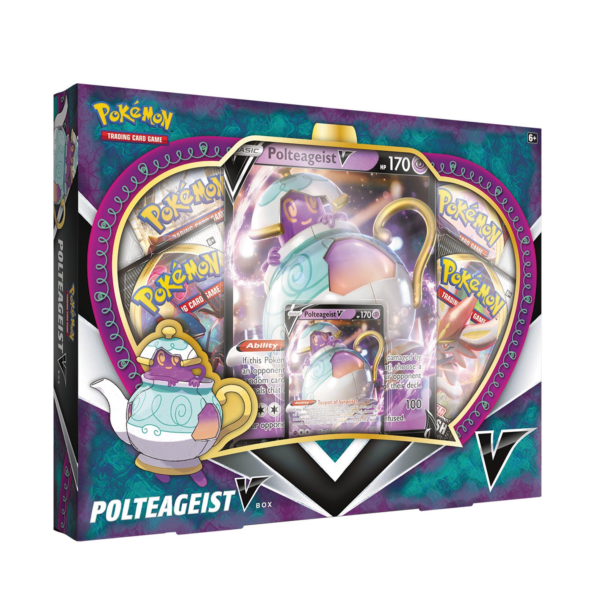 Pokémon  Sword & Shield Rebel Clash Polteageist V Collection Box 