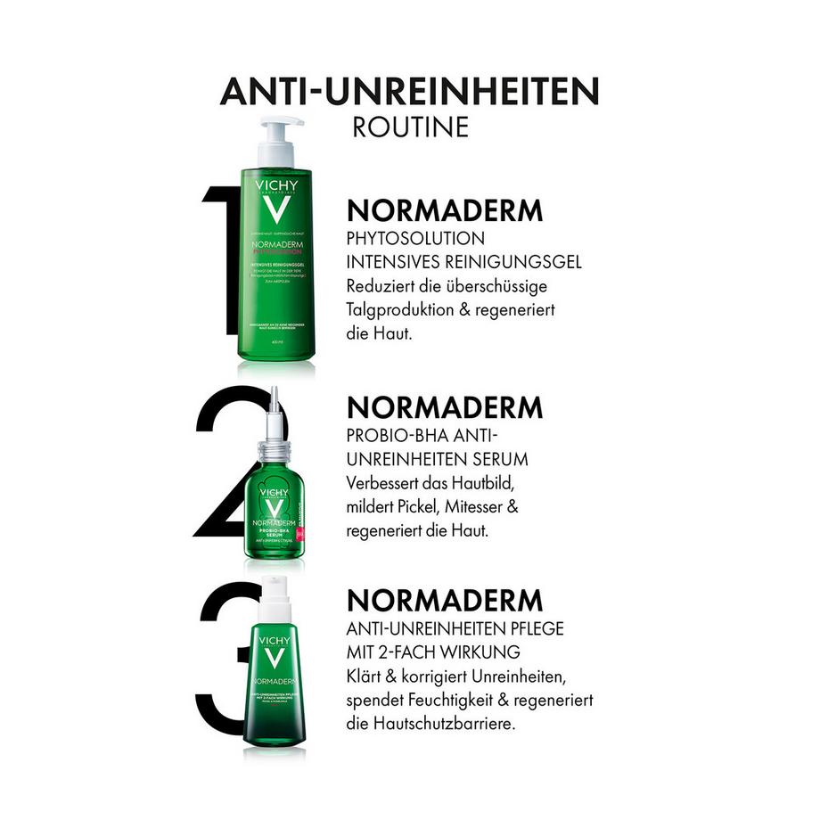 VICHY  Normaderm Phytosolution Anti Unreinheiten Normaderm Phytosolution Gel Nettoyant Anti-Imperfections 