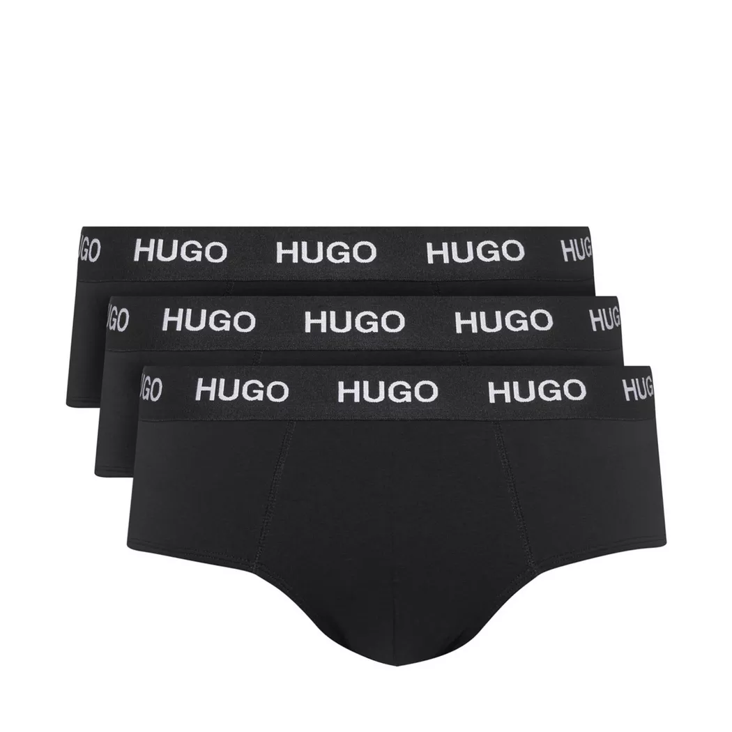 Hugo - Triopack, Slips, für Herren, Black, Größe L